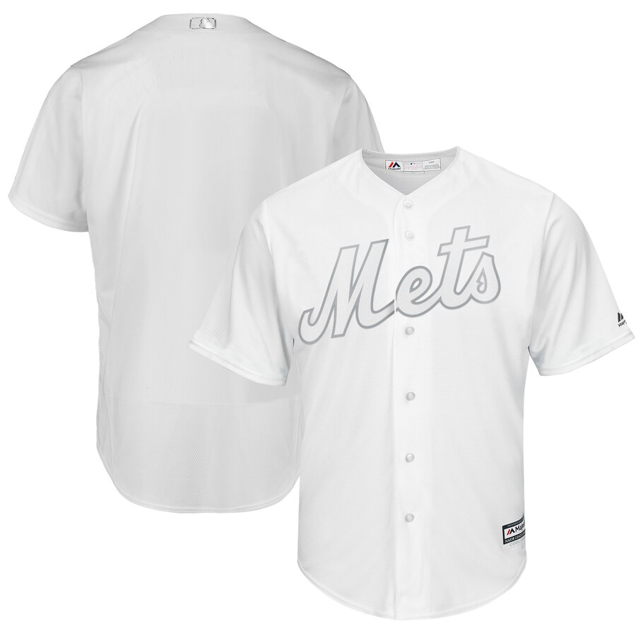 Men's New York Mets Majestic White 2019 Players' Weekend Replica Team Stitched MLB Jersey